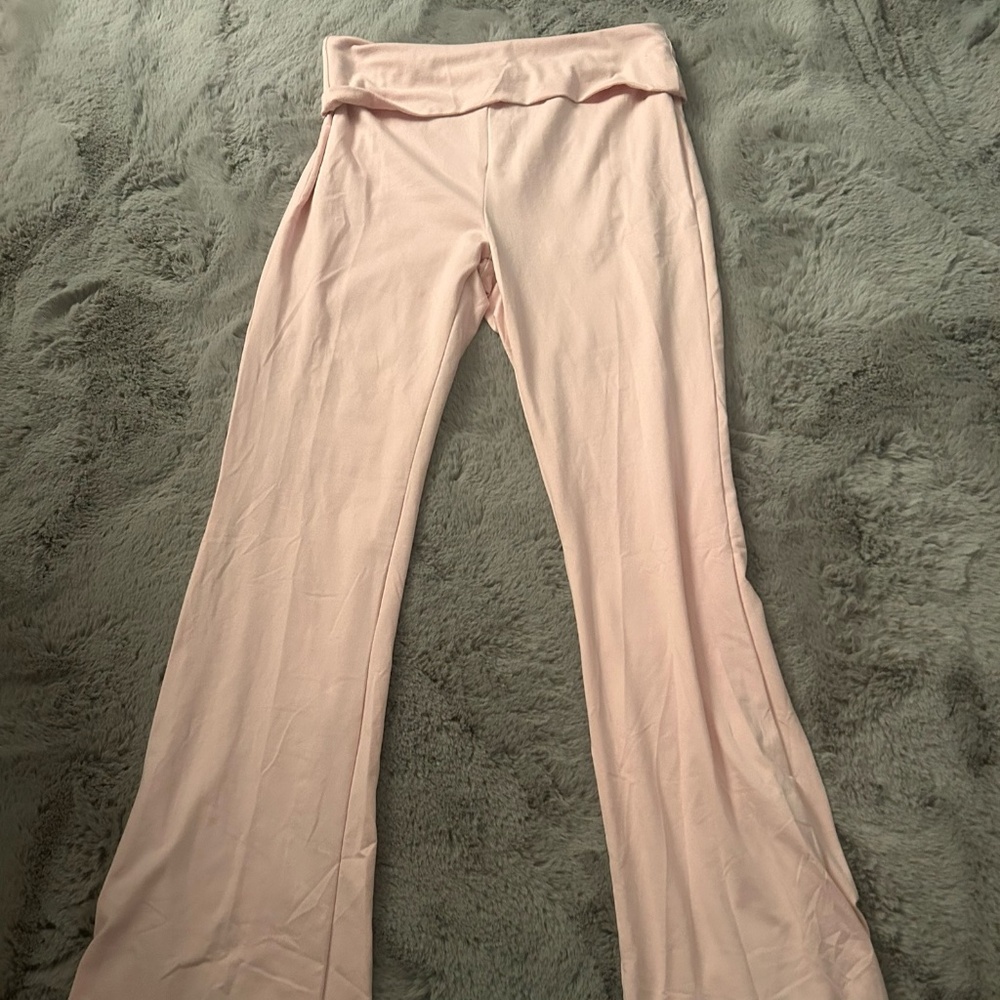 Amazon Flared Pink Leggings
